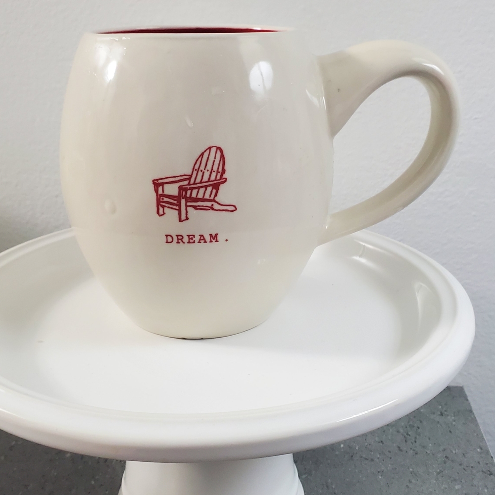 Rae Dunn "M" Stamp Htf Ceramic Mug